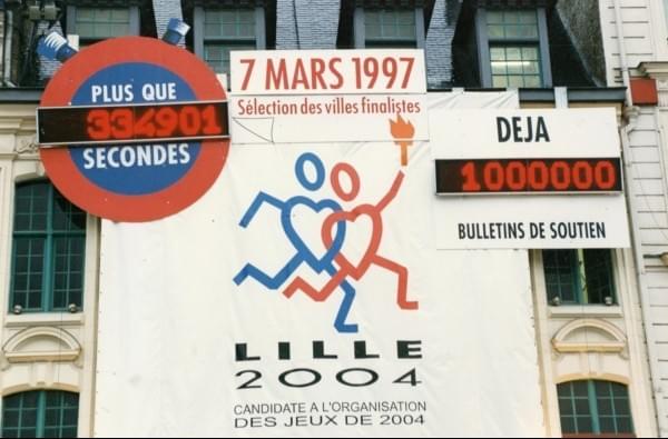 Lille 2004 JO jeux olympiques : la ville s'est mobilisée pour devenir la candidate de la France Lille 2004 JO jeux olympiques : la ville s'est mobilisée pour devenir la candidate de la France