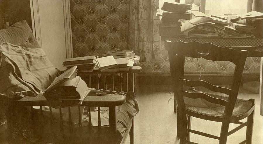 la chambre de Prosper Capin le 16 août 1933 lille la chambre de Prosper Capin le 16 août 1933 lille