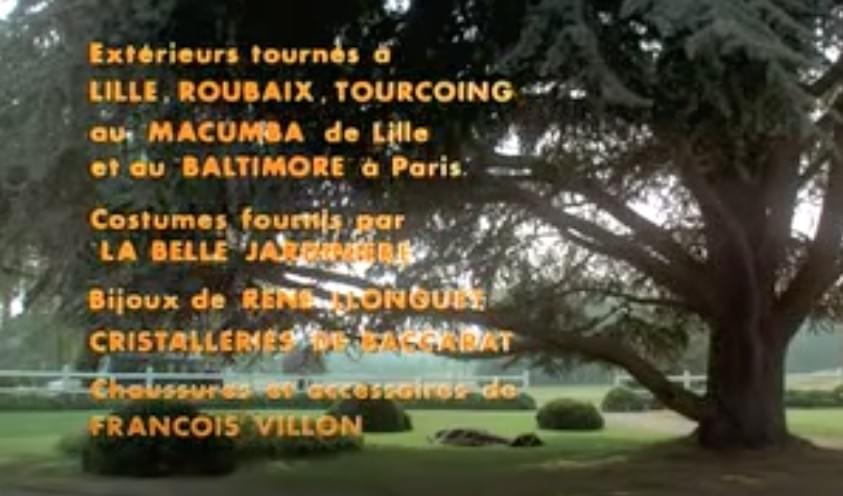 Lille film le corps de mon ennemi avec jean-paul belmondo scène tournée le générique de fin mentionne bien la ville de Lille et le macumba tournage Lille film le corps de mon ennemi avec jean-paul belmondo scène tournée le générique de fin mentionne bien la ville de Lille et le macumba tournage
