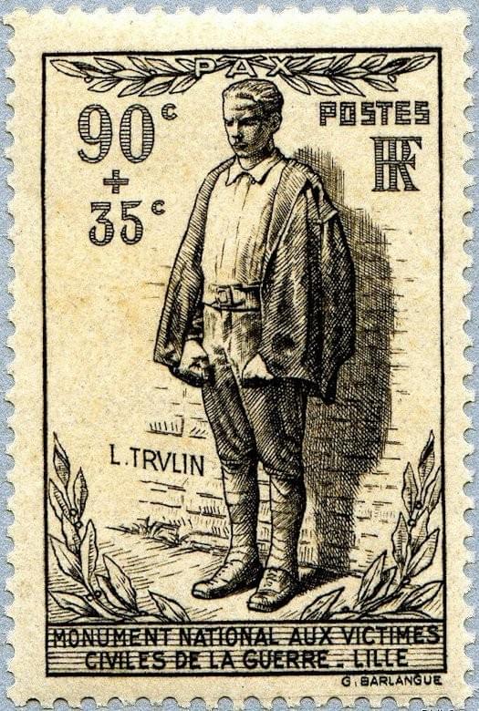 timbre en hommage à léon trulin lille timbre en hommage à léon trulin lille