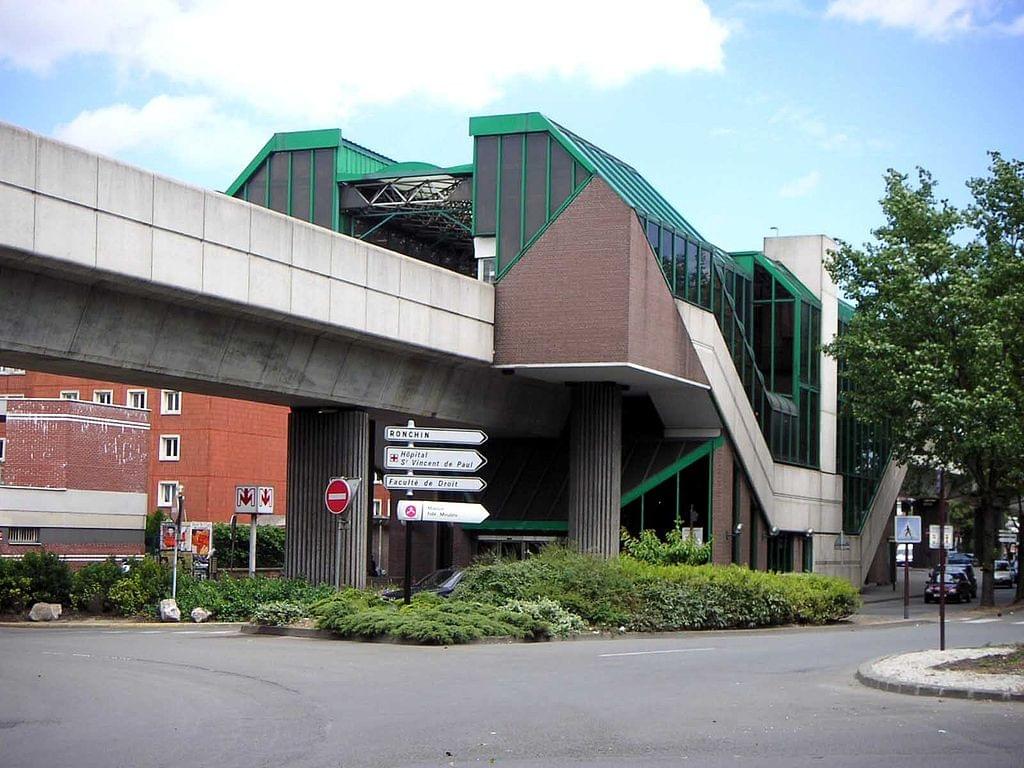 Lille la station de métro Porte d'Arras Lille la station de métro Porte d'Arras