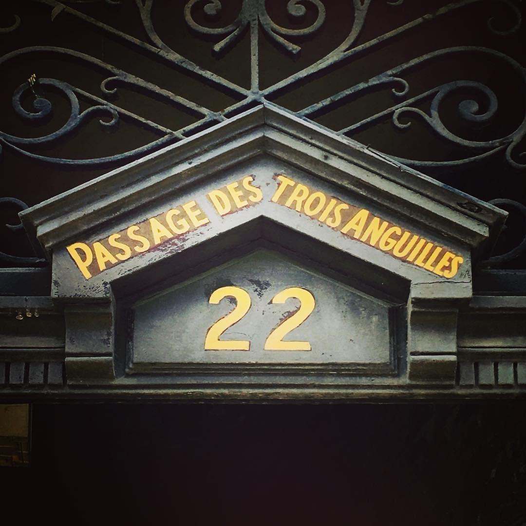 Lille - passage des Trois Anguilles - Détail de l'entrée au niveau du 22 rue Négrier Lille - passage des Trois Anguilles - Détail de l'entrée au niveau du 22 rue Négrier