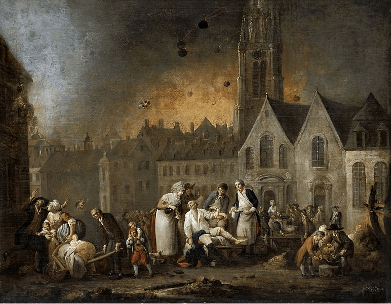 Louis Watteau : La Grand’Place de Lille pendant le siège, octobre 1792 Louis Watteau : La Grand’Place de Lille pendant le siège, octobre 1792