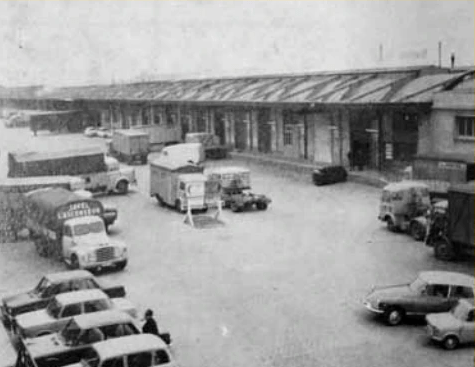 Les dépôts de la gare Lille Saint-Sauveur en 1966 Les dépôts de la gare Lille Saint-Sauveur en 1966