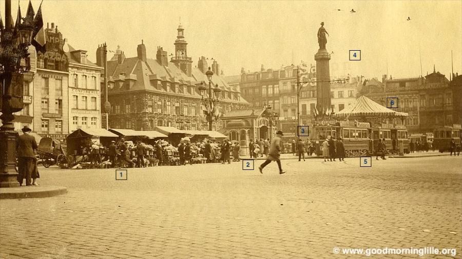 lille grand place 1933 photo collection capin lille grand place 1933 photo collection capin