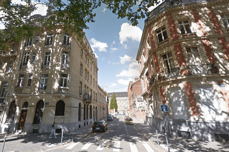 Lille rue Watteau vu depuis les boulevard de la liberté Lille rue Watteau vu depuis les boulevard de la liberté