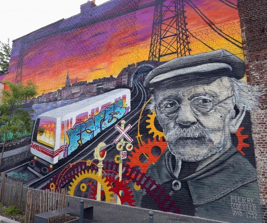 lille pierre degeyter hymne l'internationale fresque par le collectif renart danyboy dany boy logick logik lille pierre degeyter hymne l'internationale fresque par le collectif renart danyboy dany boy logick logik