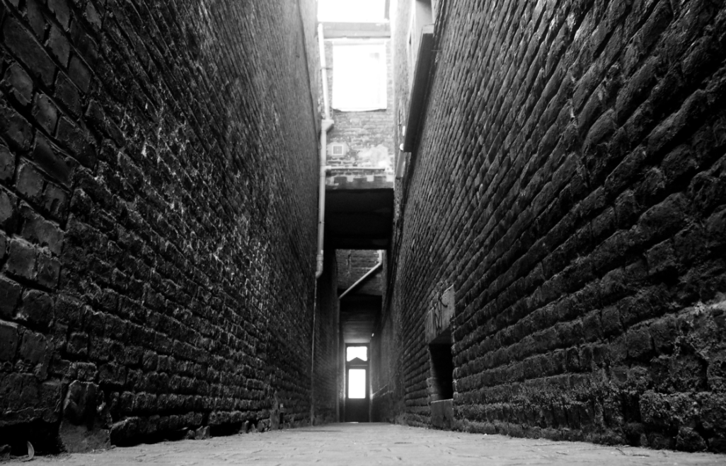 Lille - passage des Trois Anguilles - Porte fermée côté rue Négrier Lille - passage des Trois Anguilles - Porte fermée côté rue Négrier