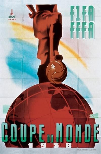 lille coupe du monde 1938 hongrie suisse affiche lille coupe du monde 1938 hongrie suisse affiche