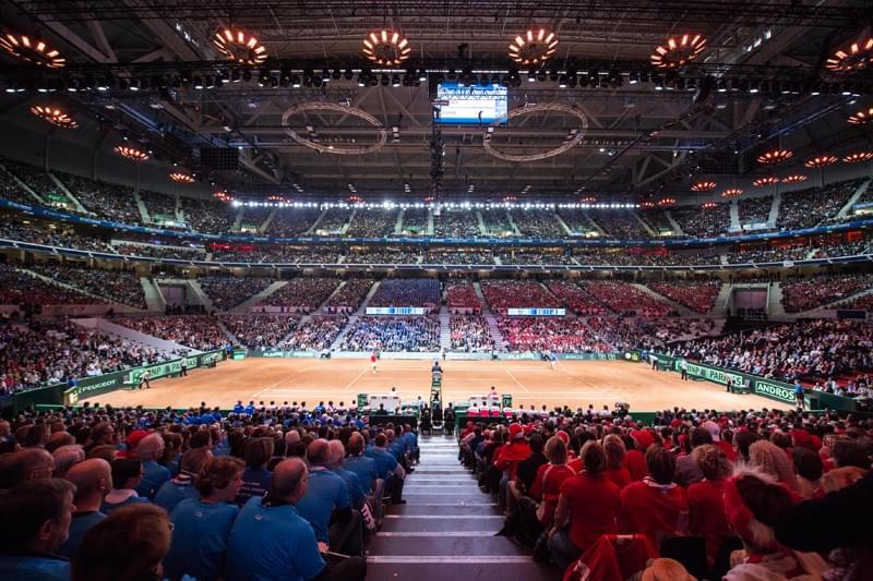 Lille grand stade pierre mauroy en format tennis coupe davis Lille grand stade pierre mauroy en format tennis coupe davis