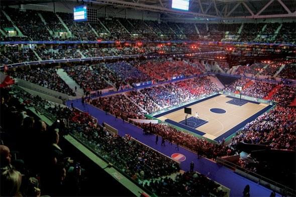 Lille grand stade pierre mauroy en format basket-ball Lille grand stade pierre mauroy en format basket-ball