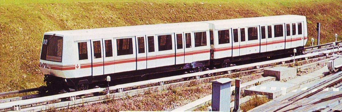 rame du métro VAL à son lancement en 1983 à Lille rame du métro VAL à son lancement en 1983 à Lille