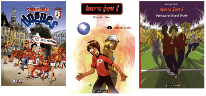Lille : couvertures de bd bandes dessinées parlant de Lille et du losc Lille : couvertures de bd bandes dessinées parlant de Lille et du losc