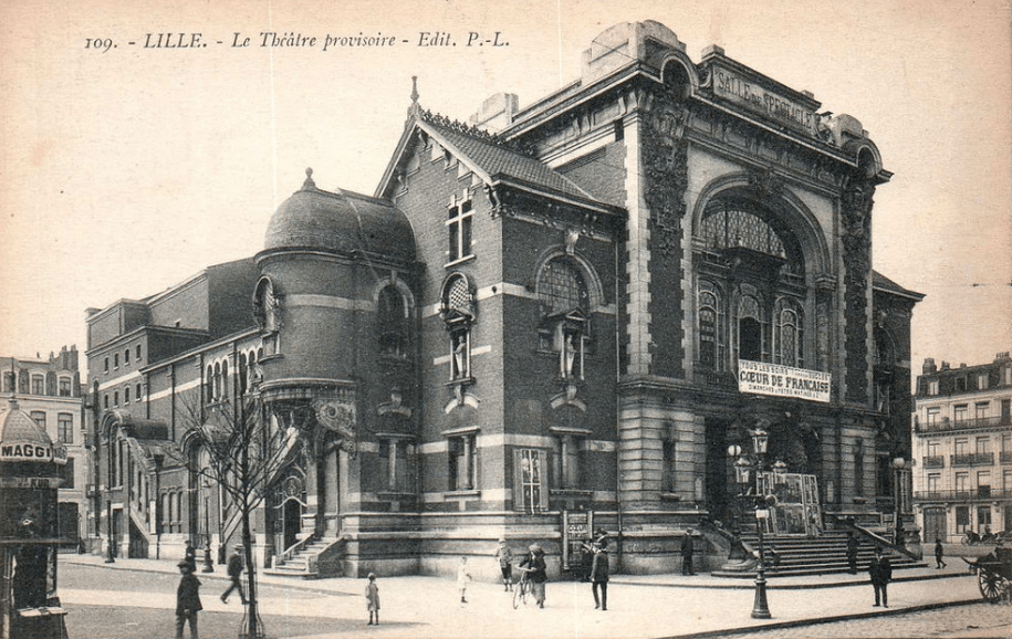 photo du théatre sebastopol à Lille quand il s'appelait théatre provisoire photo du théatre sebastopol à Lille quand il s'appelait théatre provisoire