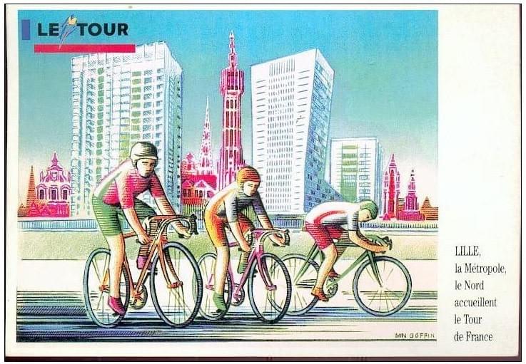 depart du tour de france depuis la tour de Lille allias la botte ou le L depart du tour de france depuis la tour de Lille allias la botte ou le L