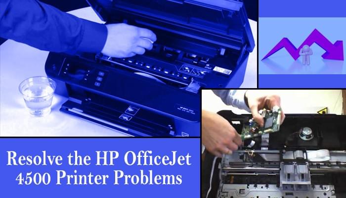 hp officejet 4500 carriage jam