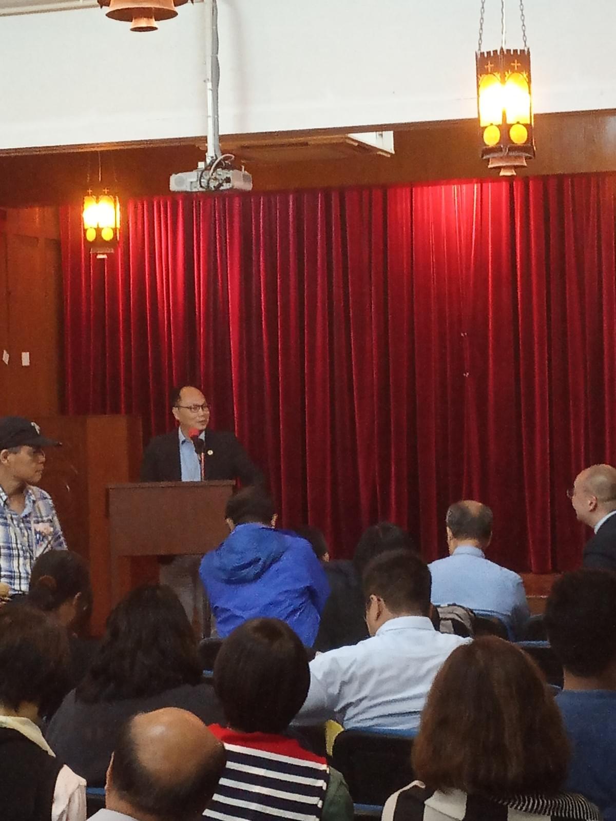 Rev. Sam YEUNG Moderating the Discussion Rev. Sam YEUNG Moderating the Discussion