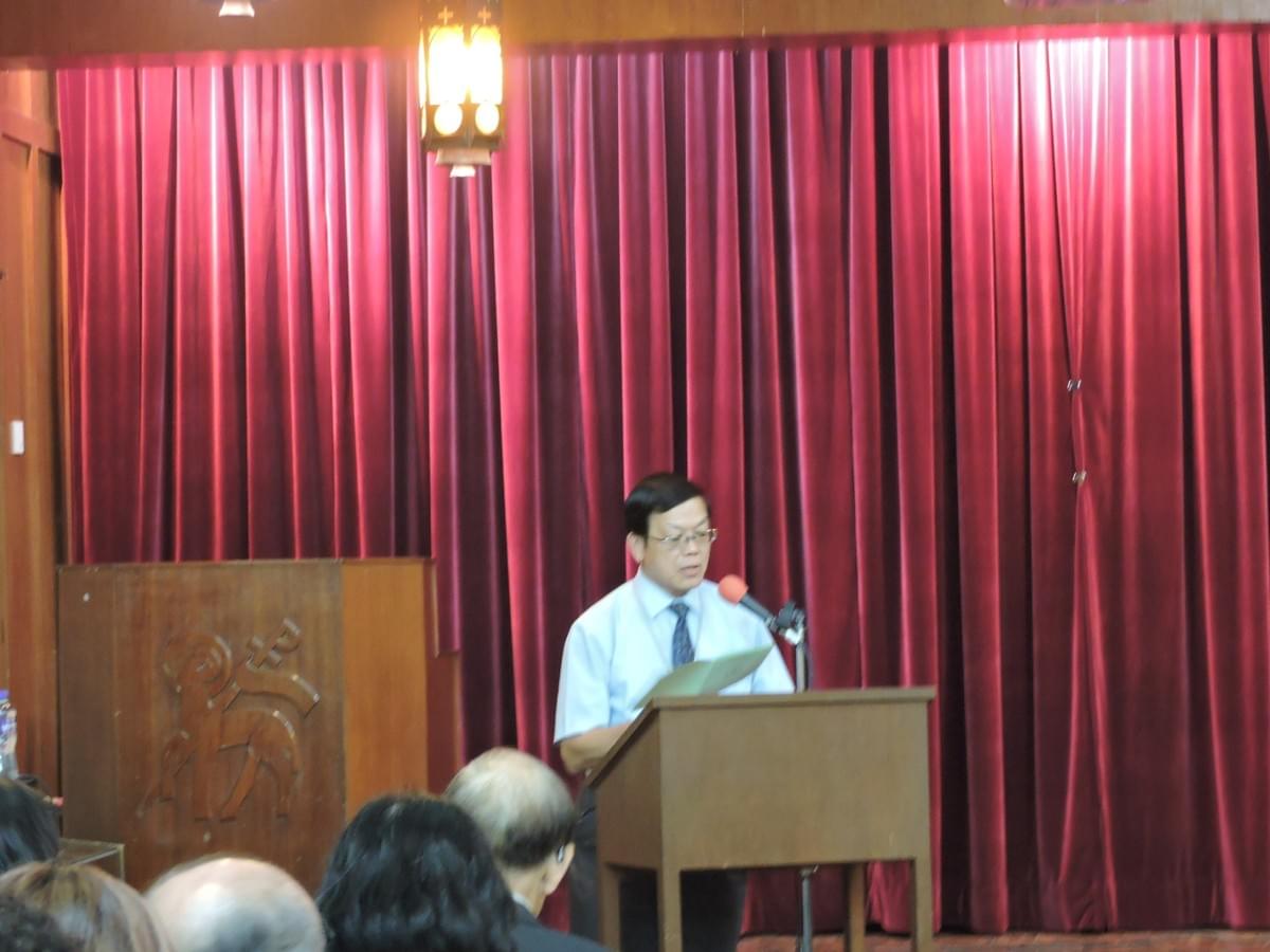 Principal John CHAN Reading the Scripture Principal John CHAN Reading the Scripture