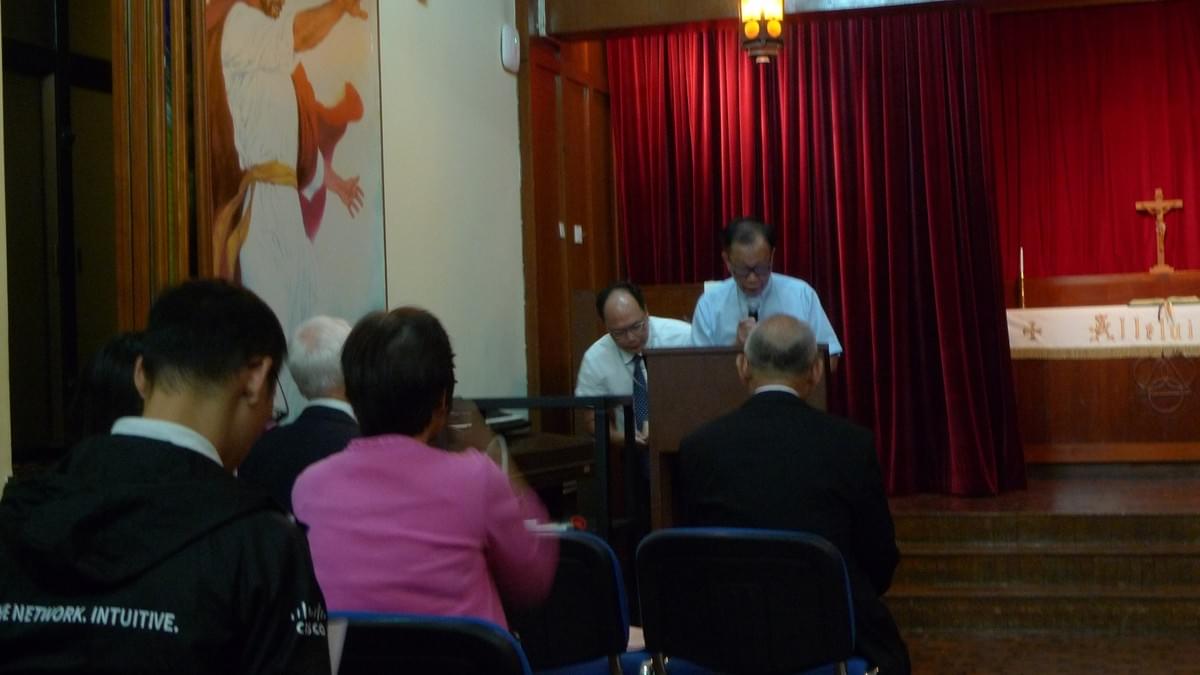Rev. Dr. Stephen IP Introducing the Lecturer and the Respondent Rev. Dr. Stephen IP Introducing the Lecturer and the Respondent