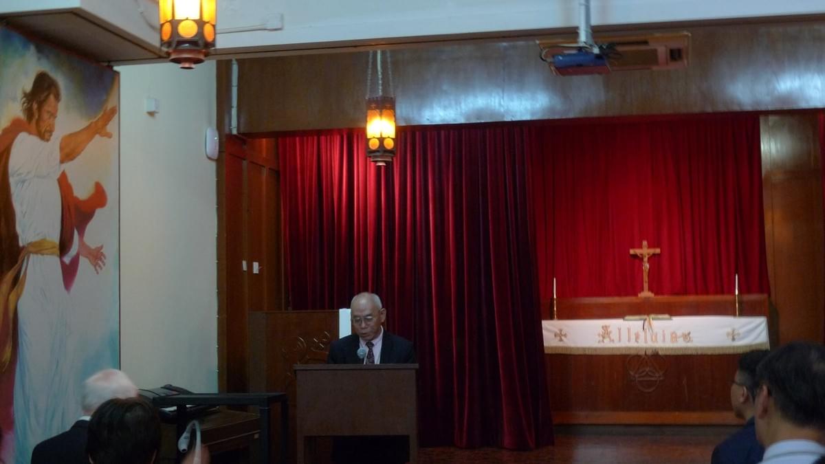 Rev. Dr. Peter LI Lecturing Rev. Dr. Peter LI Lecturing