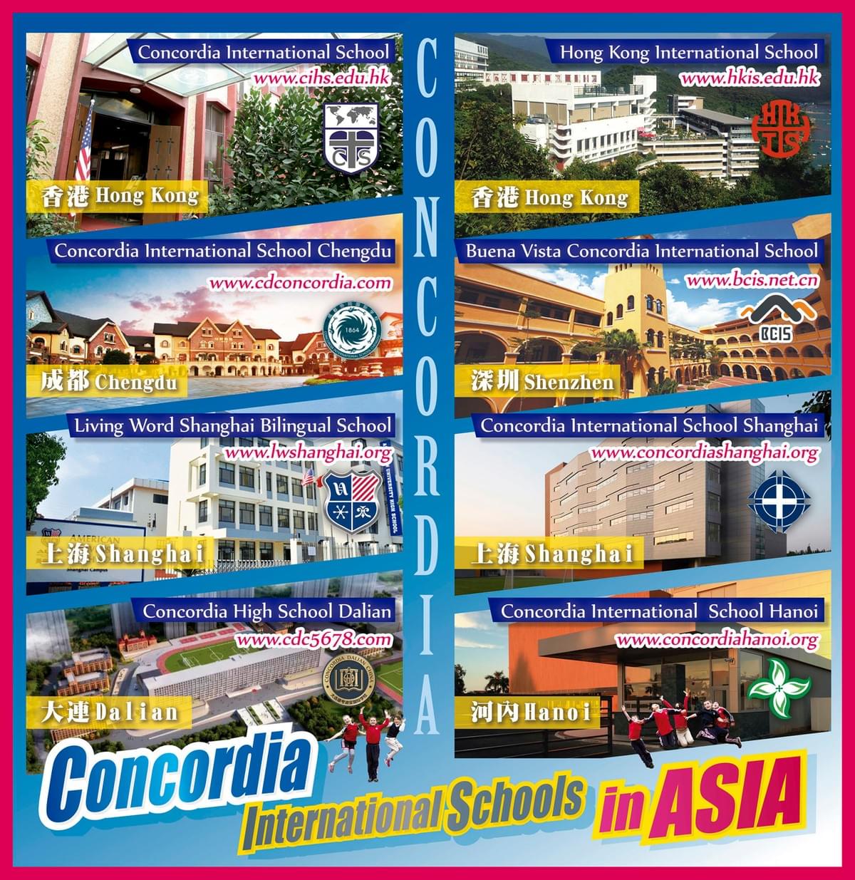 Concordia international schools in Asia Concordia international schools in Asia