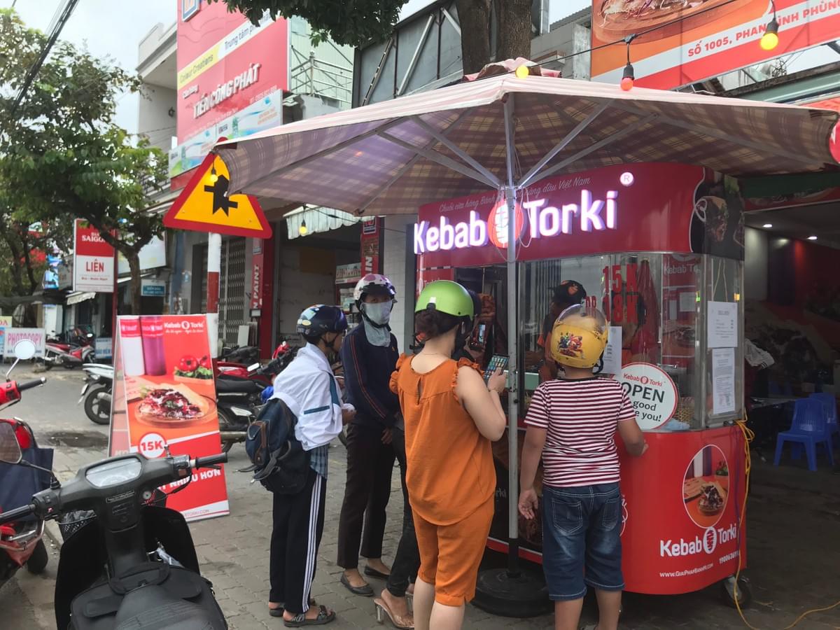 Một cửa hàng Kebab Torki Một cửa hàng Kebab Torki