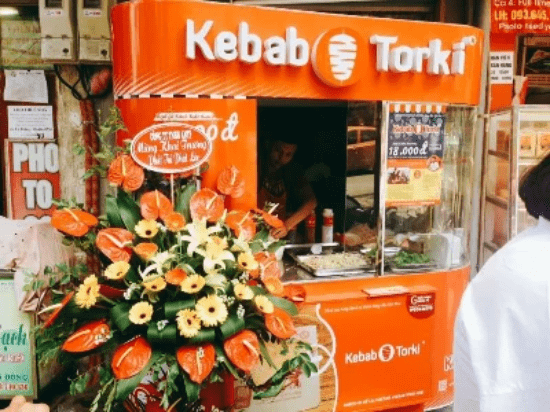 Xe bánh mì Kebab Torki Xe bánh mì Kebab Torki