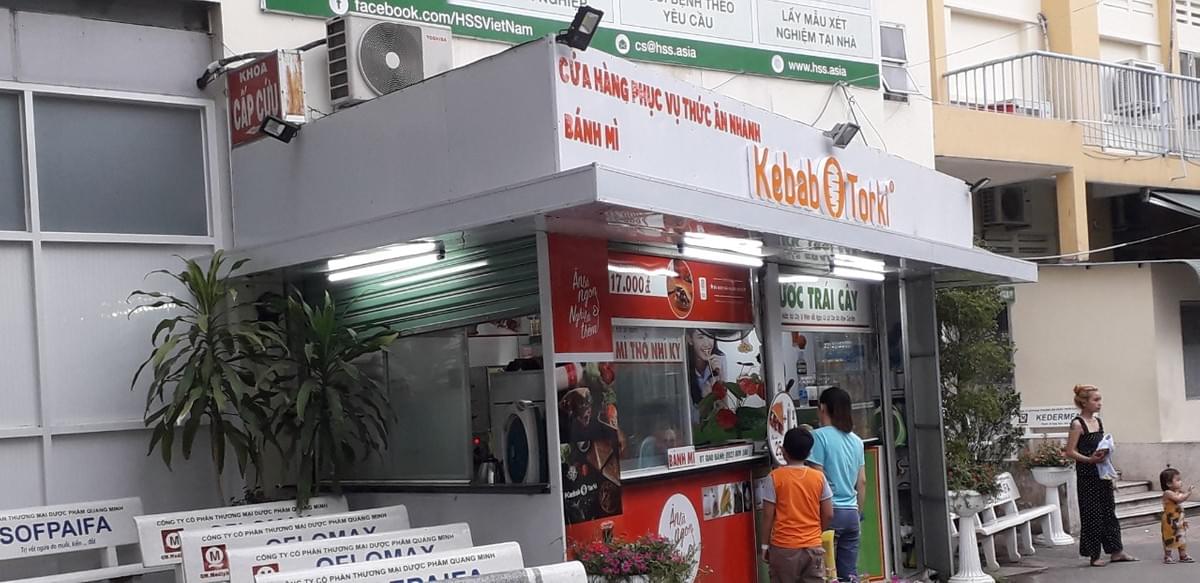 Một cửa hàng bánh mì Kebab Torki Một cửa hàng bánh mì Kebab Torki
