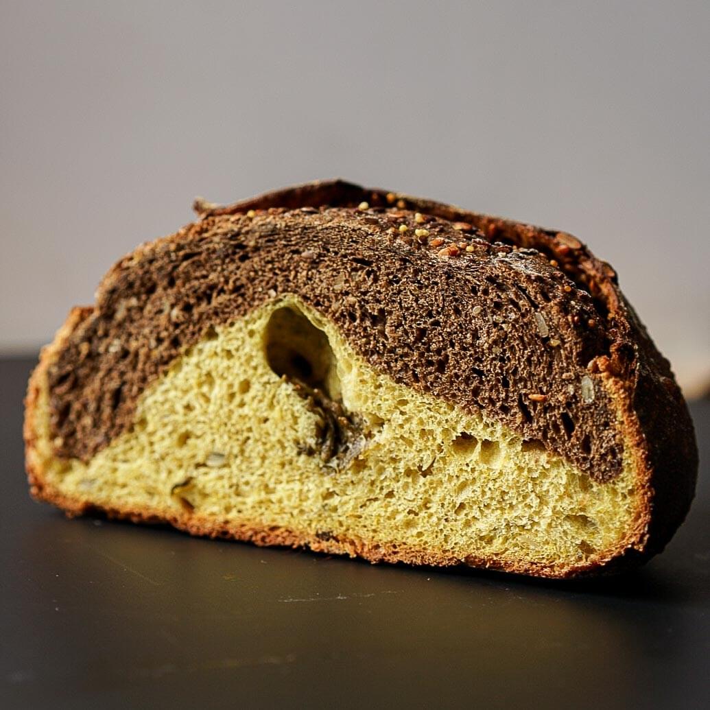 pain aux algues découpé double faconnage pain effet marbré salicorne et algues wakamé pain aux algues découpé double faconnage pain effet marbré salicorne et algues wakamé