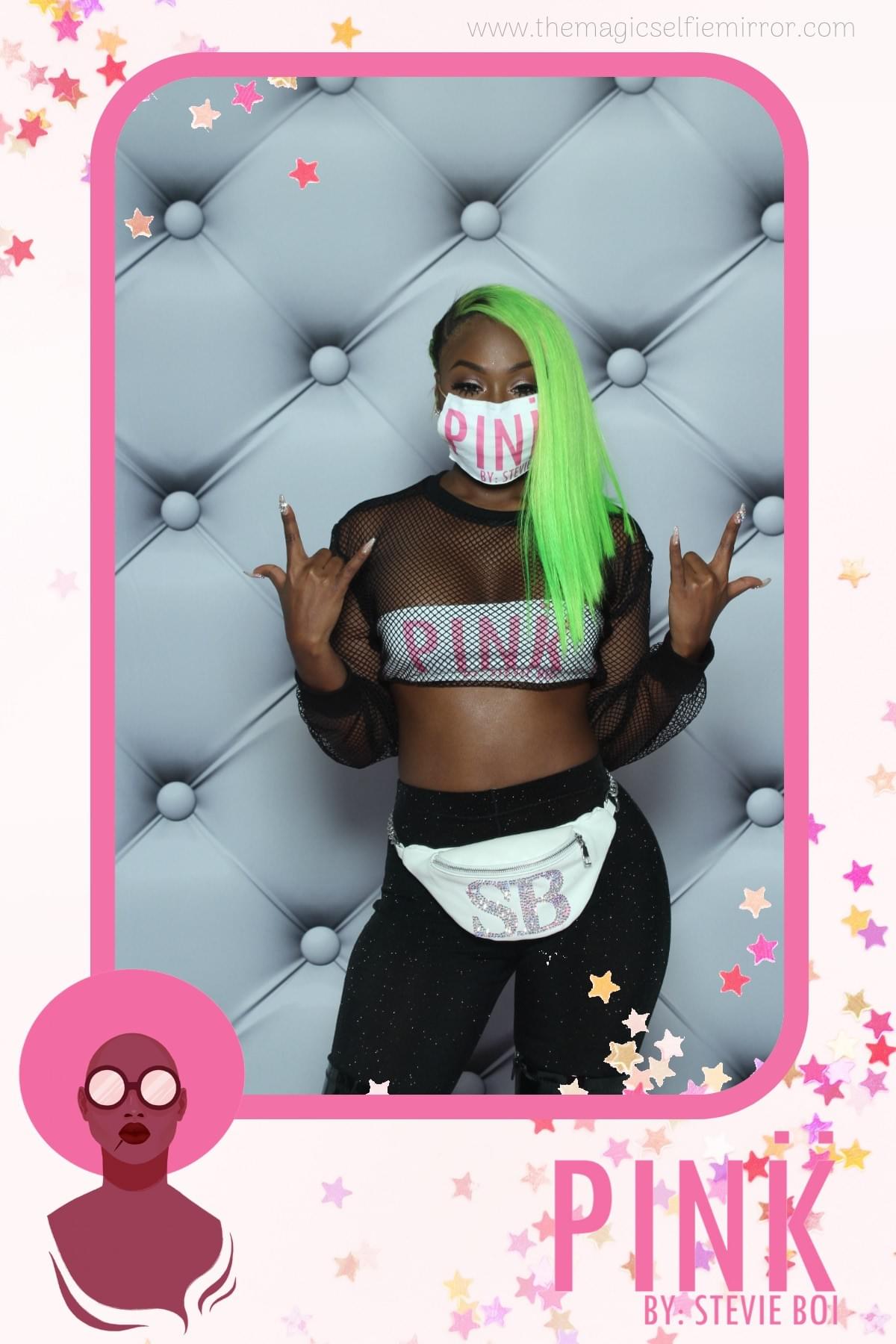Bianca Bonnie from VH1's Love & Hip Hop: New York at the Pink by Stevie Boi product launch during Fall 2018 New York Fashion Week Bianca Bonnie from VH1's Love & Hip Hop: New York at the Pink by Stevie Boi product launch during Fall 2018 New York Fashion Week