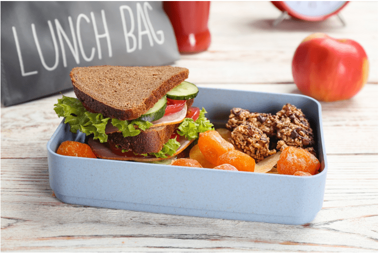 lunch box, repas équilibré, diététique, pain complet, légume, protéine lunch box, repas équilibré, diététique, pain complet, légume, protéine