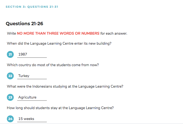 Đề thi thử số 4 IELTS LISTENING Đề thi thử số 4 IELTS LISTENING