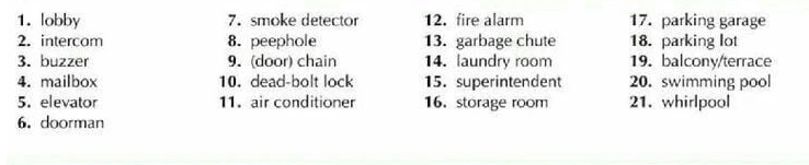 3. The apartment building 3. The apartment building