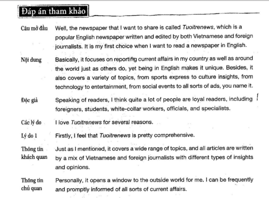 HƯỚNG DẪN TỪ A ĐẾN Z TRẢ LỜI IELTS SPEAKING PART 2-3 TOPIC MEDIA / CULTURE HƯỚNG DẪN TỪ A ĐẾN Z TRẢ LỜI IELTS SPEAKING PART 2-3 TOPIC MEDIA / CULTURE