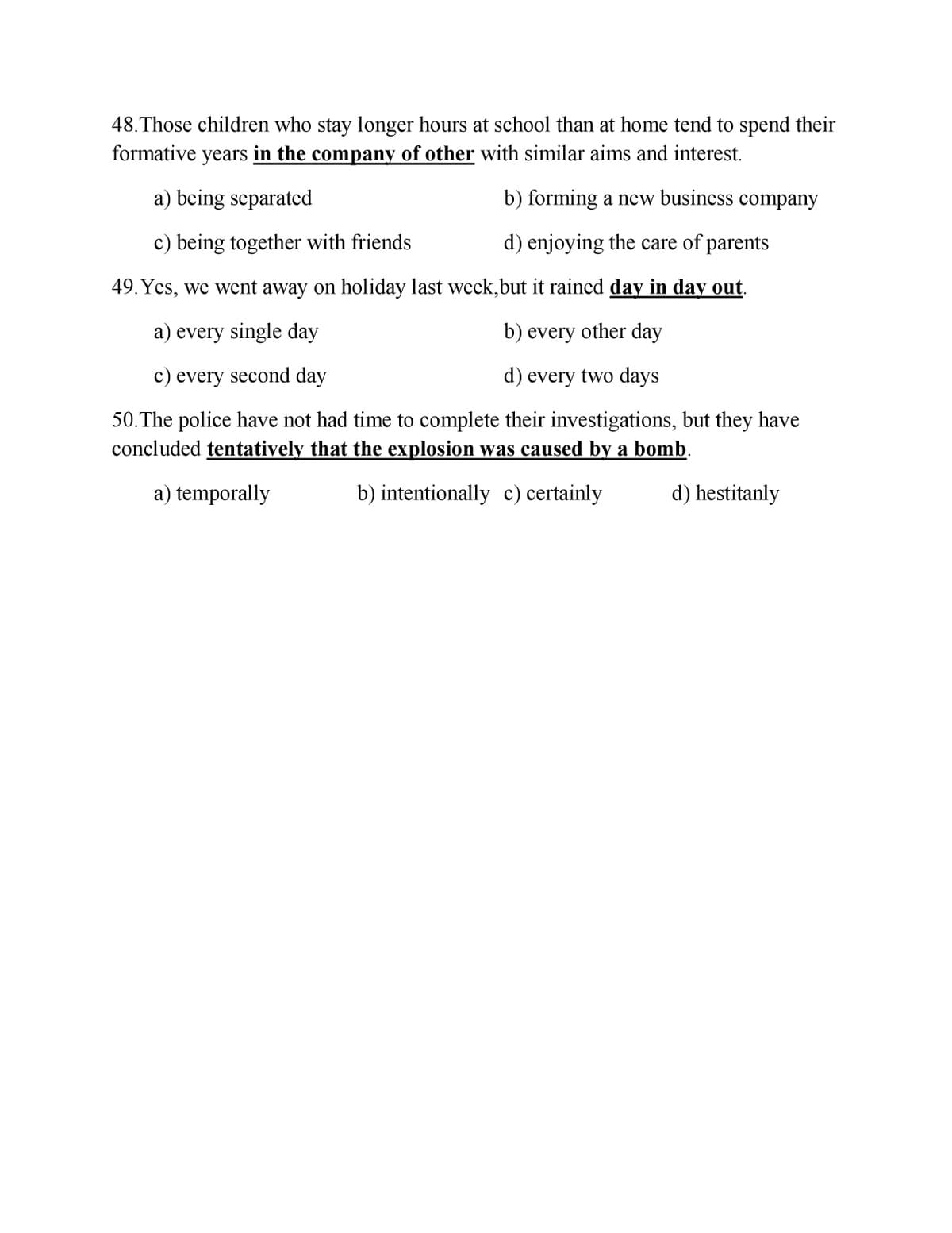 Bài tập từ đồng nghĩa idiom/noun phrase page 8 Bài tập từ đồng nghĩa idiom/noun phrase page 8