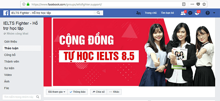 TOP 6 GROUP TỰ HỌC IELTS TỰ HỌC TỐT NHẤT HIỆN NAY TOP 6 GROUP TỰ HỌC IELTS TỰ HỌC TỐT NHẤT HIỆN NAY