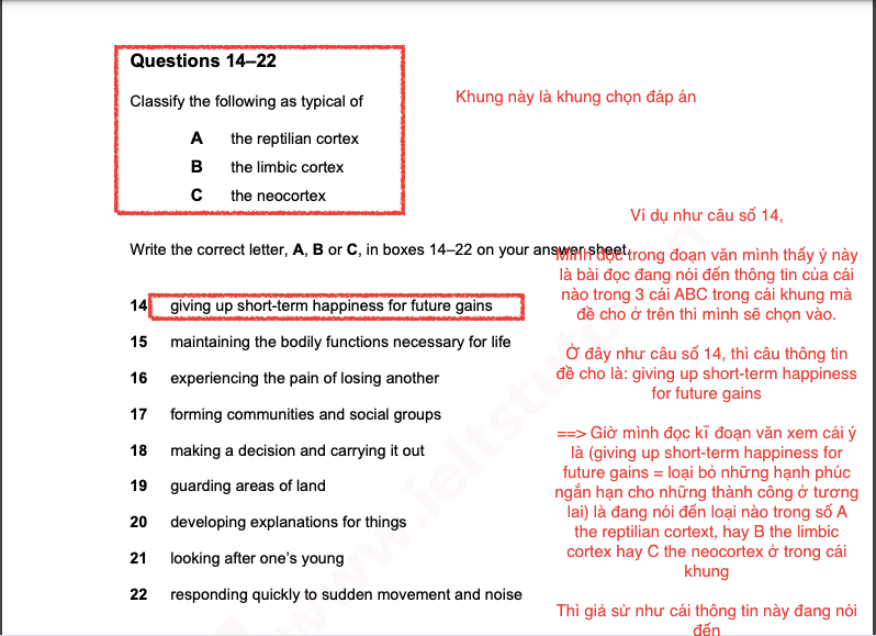 Cách làm dạng MATCHING INFORMATION IELTS READING Cách làm dạng MATCHING INFORMATION IELTS READING