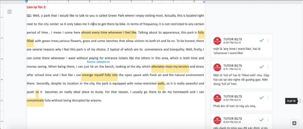 Vì sao khi soạn bài nói IELTS SPEAKING PART 2, nên bám sát và chia bố cục theo cue card? Vì sao khi soạn bài nói IELTS SPEAKING PART 2, nên bám sát và chia bố cục theo cue card?