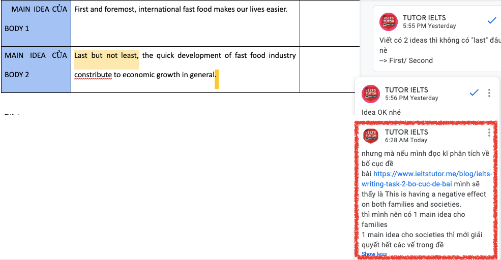 Phân tích bài "traditional foods are being replaced by international fast foods" IELTS WRITING TASK 2 Phân tích bài "traditional foods are being replaced by international fast foods" IELTS WRITING TASK 2
