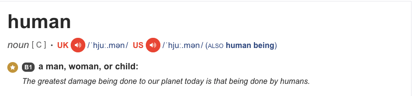 Cách dùng HUMAN và HUMANS Cách dùng HUMAN và HUMANS