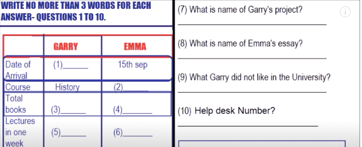 Bài tập dạng Short Answer IELTS Listening Bài tập dạng Short Answer IELTS Listening