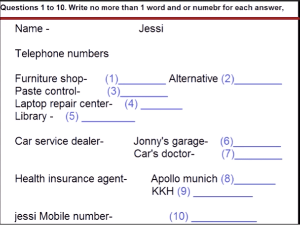 Bài tập chuyên đề Numbers IELTS LISTENING Bài tập chuyên đề Numbers IELTS LISTENING