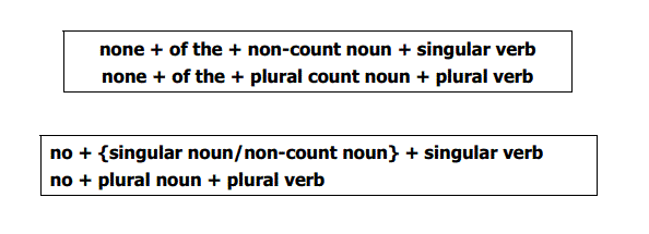 Phân biệt no & none Phân biệt no & none