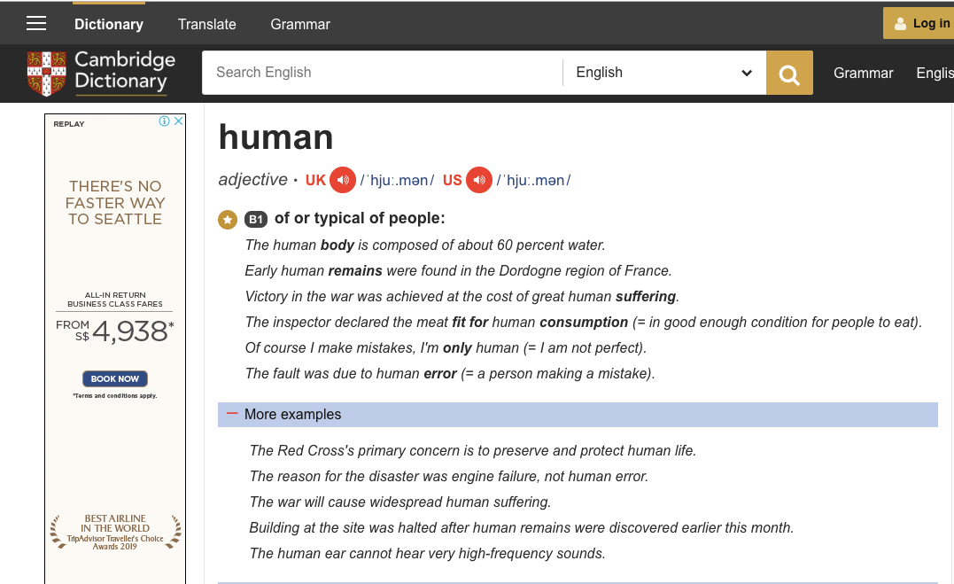 Cách dùng HUMAN và HUMANS Cách dùng HUMAN và HUMANS