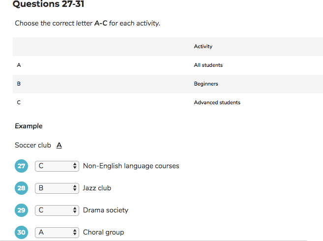 Đề thi thử số 4 IELTS LISTENING Đề thi thử số 4 IELTS LISTENING
