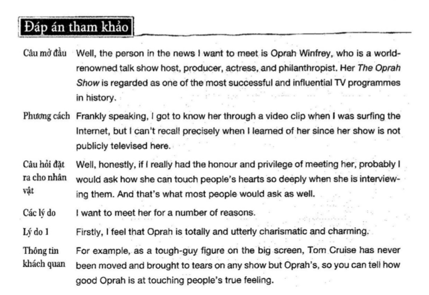 Describe a person in the news you want to meet Describe a person in the news you want to meet