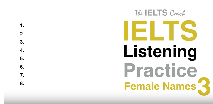 Bài tập chuyên đề Spelling IELTS Listening Bài tập chuyên đề Spelling IELTS Listening