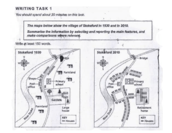 Hướng dẫn cách phân đoạn bố cục dạng MAP trong IELTS Writing Task 1 Hướng dẫn cách phân đoạn bố cục dạng MAP trong IELTS Writing Task 1