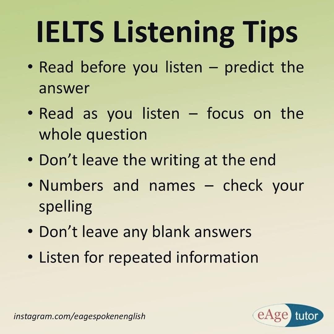 Những điểm cần lưu ý trong IELTS Listening từ Blogger eAgetutor Những điểm cần lưu ý trong IELTS Listening từ Blogger eAgetutor