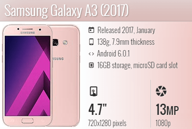 Samsung Galaxy A3 (Peach Cloud) Samsung Galaxy A3 (Peach Cloud)